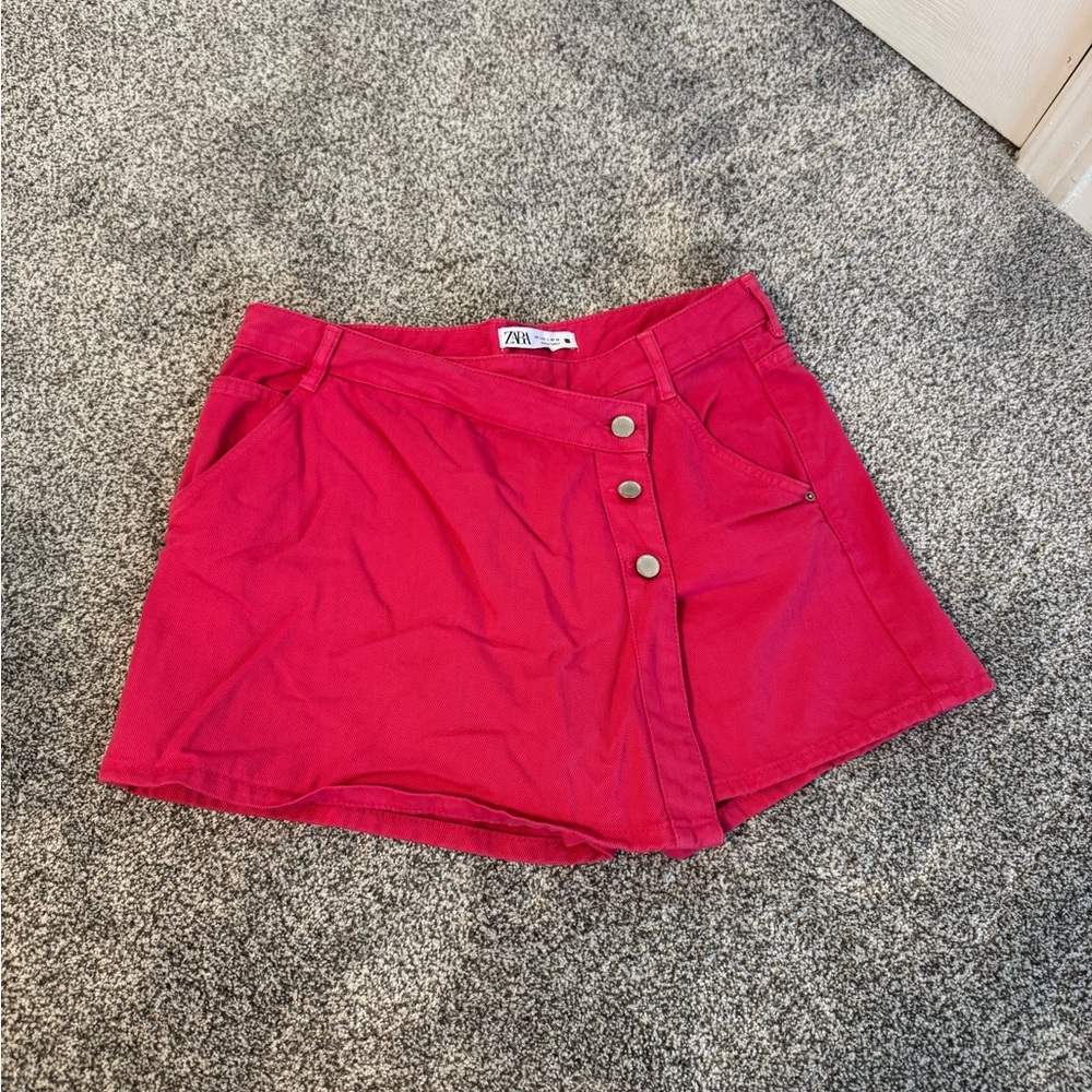 Zara asymmetrical skort - L